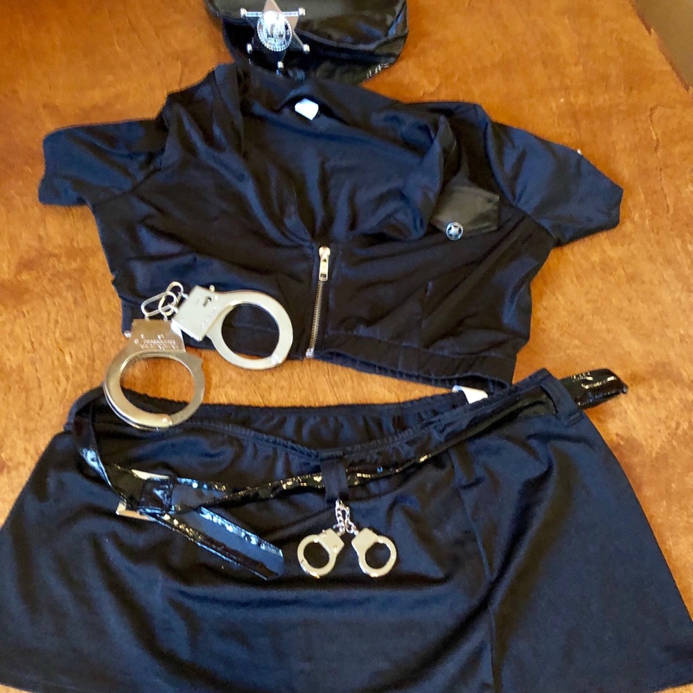 Sexy Police Officer Lingerie Costume